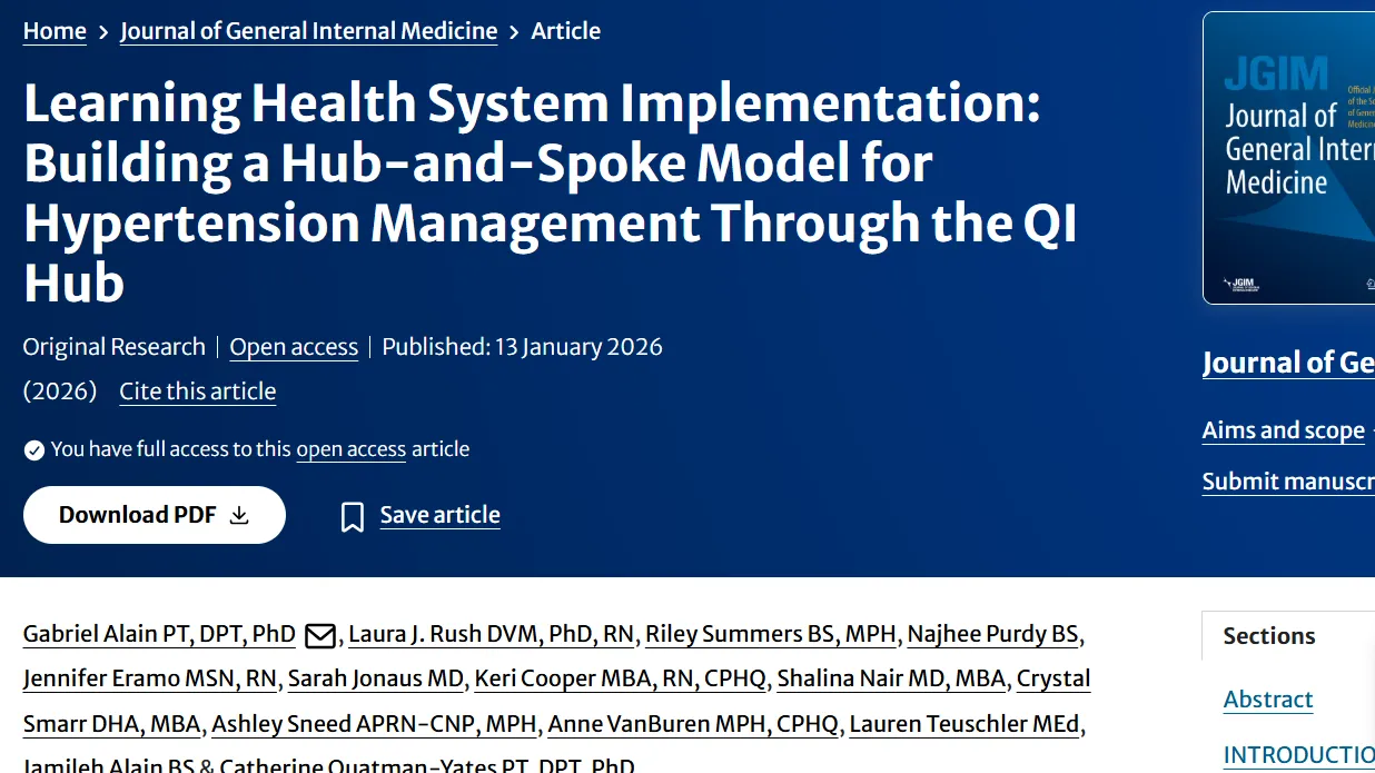 A screenshot of a recent GRC publication title and authors