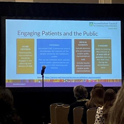 One of the presentation sessions held during the American Medical Writers Association (AMWA) 2024 Annual Conference.